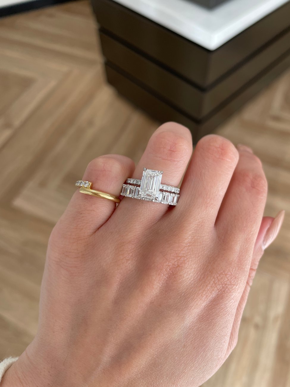 sachin and babi light blue dress Nicola Peltz-Beckham upgraded her engagement ring from Brooklyn Beckham's  to a massive 10-carat oval-cut just weeks after their wedding. #nicolapeltz  #brooklynbeckham #engagementring #rings #jewelry #diamonds #diamondhedge  #pinkjewelry #relationships main image 1