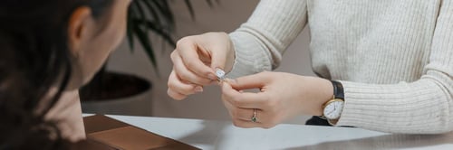Cover image for The Right Way to Pair Wedding Bands with Engagement Rings