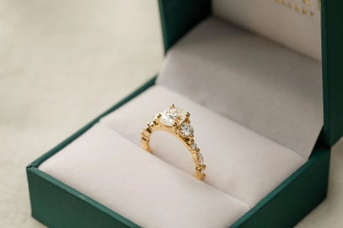 Cover image for Is a Moissanite Engagement Ring Tacky?
