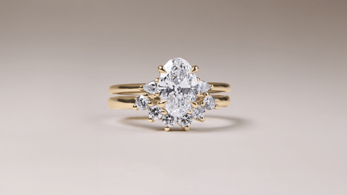 Cover image for The Right Way to Pair Wedding Bands with Engagement Rings